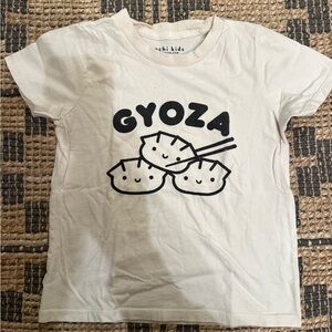 Mochi Kids White Gyoza T-Shirt kids size 6